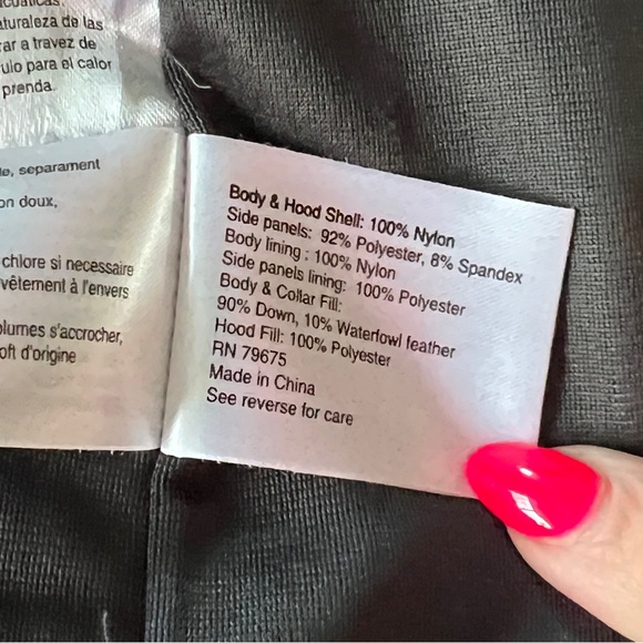 Michael Michael Kors Black Lightweight Down puffer Vest, Nylon Zip-Up Small - Picture 10 of 12